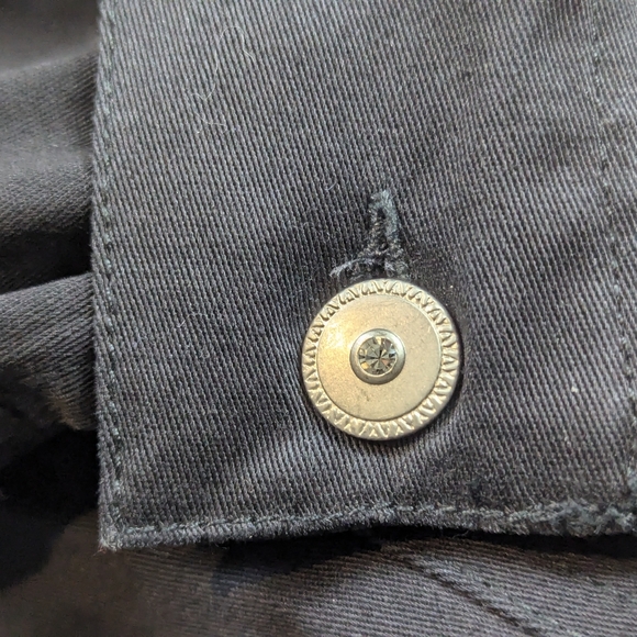 Power Cat Black Custom Embellished Jacket Size Large - Picture 6 of 10